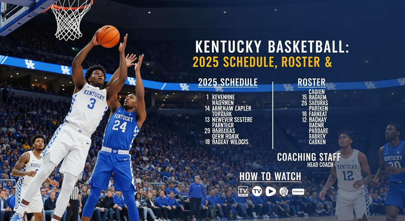 Kentucky Basketball: 2025 Schedule, Roster, Coaching & How to Watch