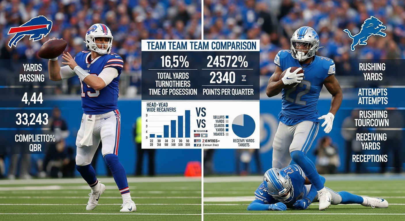 Buffalo Bills vs Detroit Lions Match Player Stats | Detailed Analysis & Insights