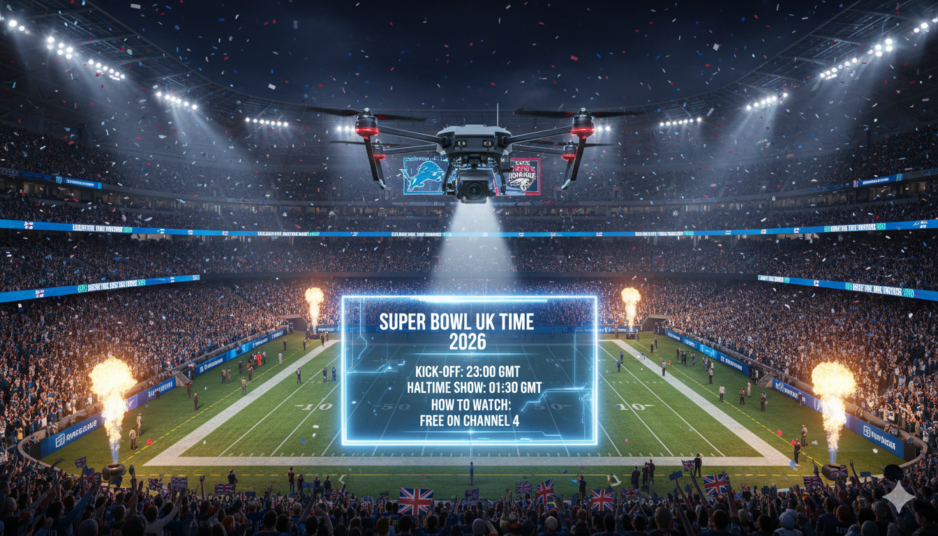 Super Bowl UK Time 2026: Kick-Off, Halftime Show & How to Watch Free