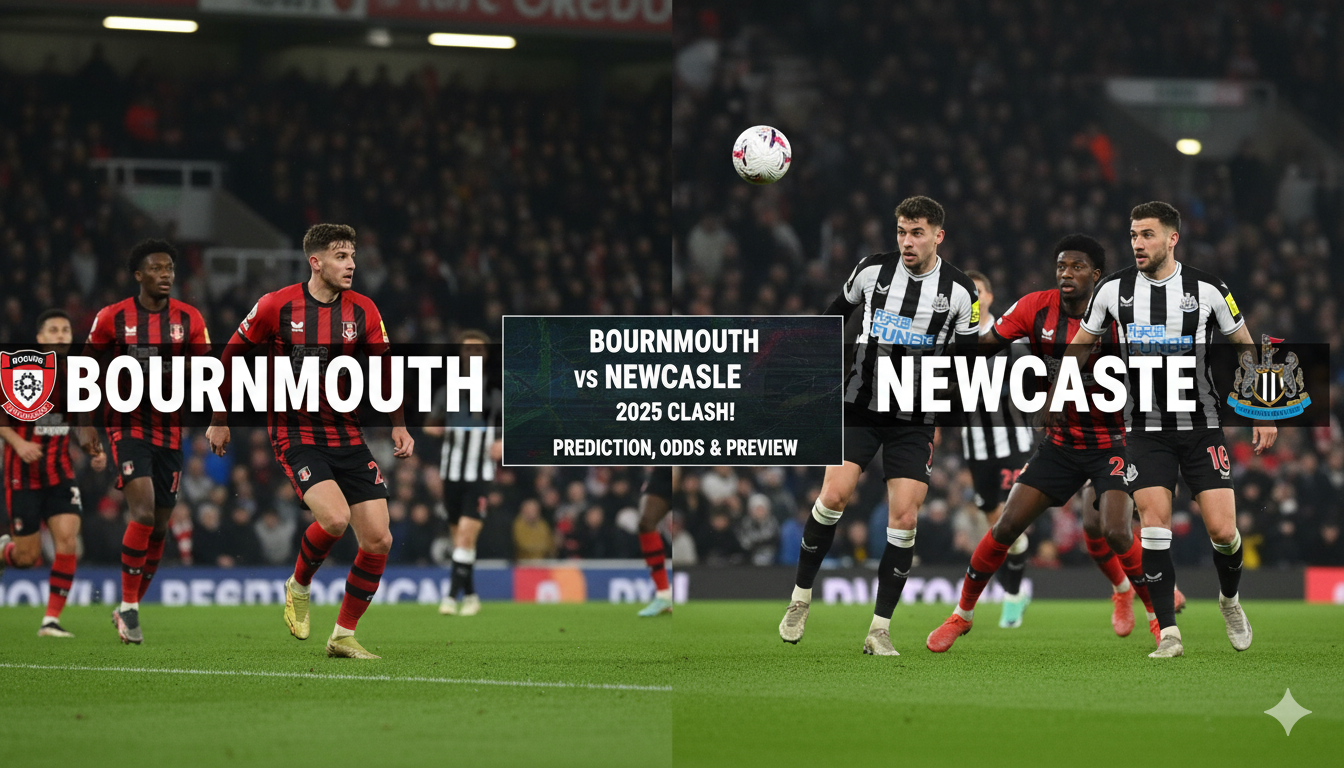 Bournemouth vs Newcastle Prediction, Odds & Preview: 2025 Clash!