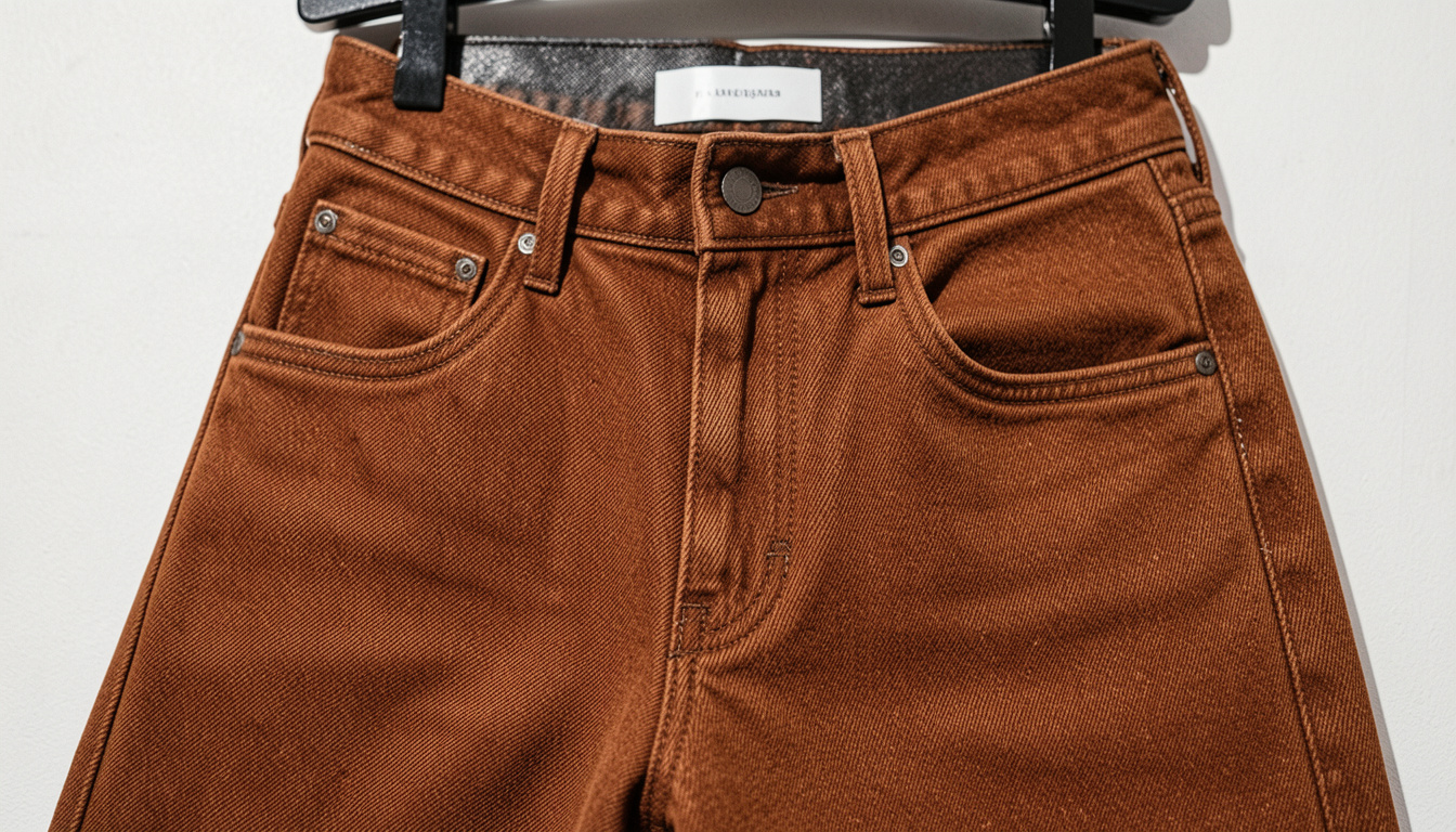 brown jeans fashion trend